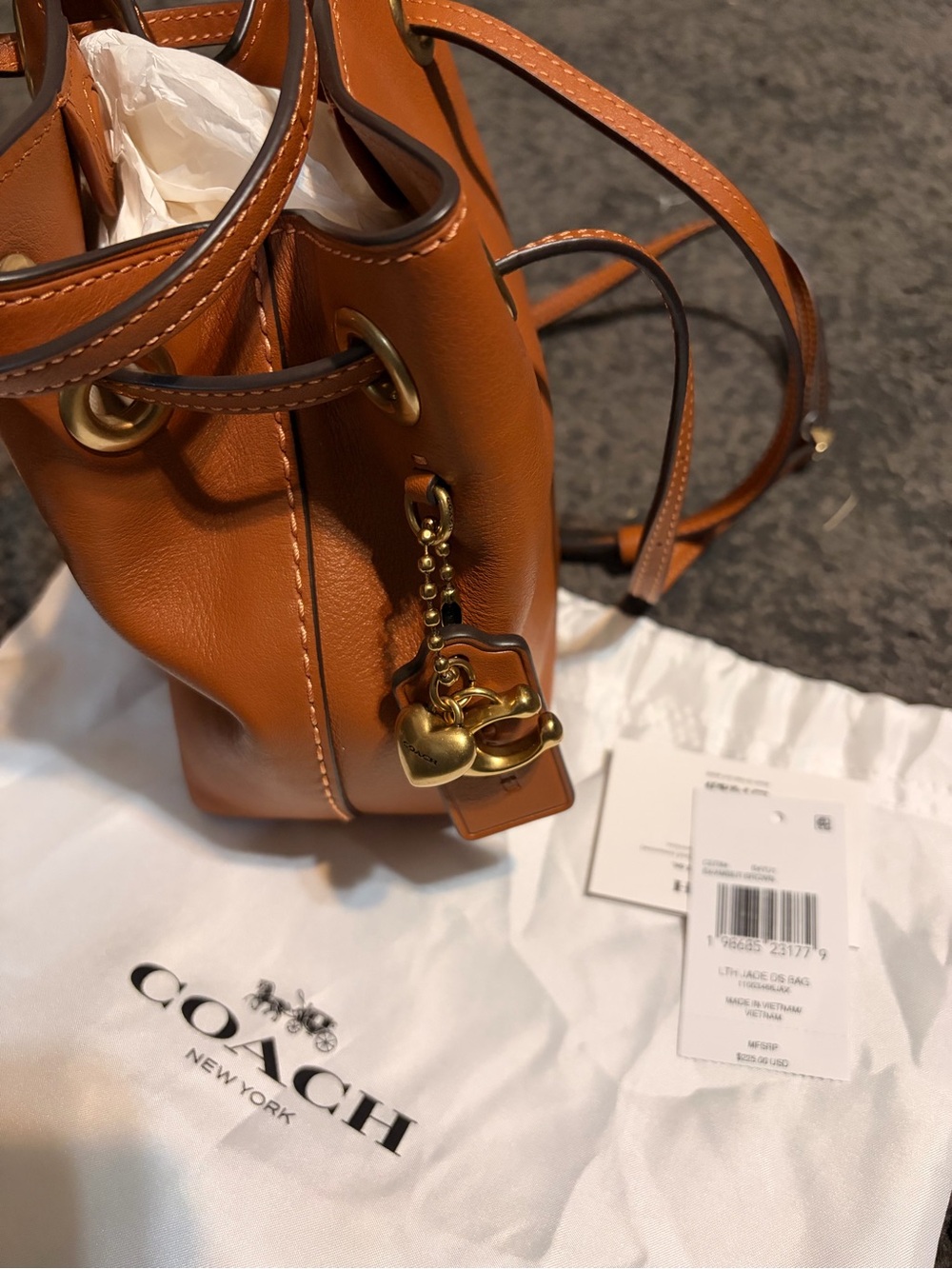 Coach Jade Drawstring Bucket Bag - Picture 2 of 8